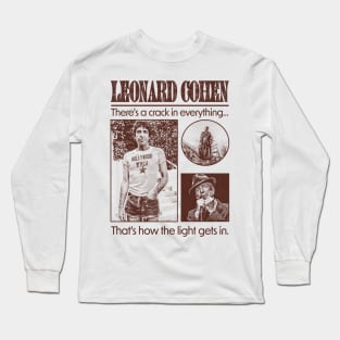 Leonard Cohen Long Sleeve T-Shirt